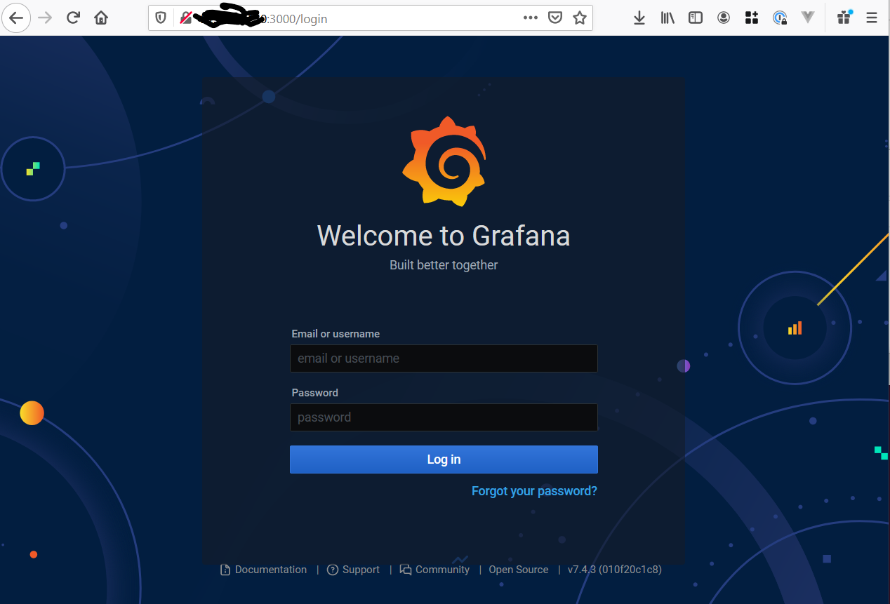 Welcome to Grafana. Grafana email.